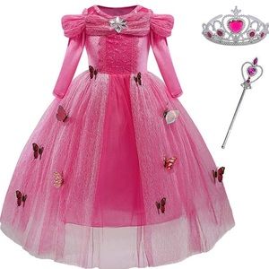 Pink butterfly princess costume